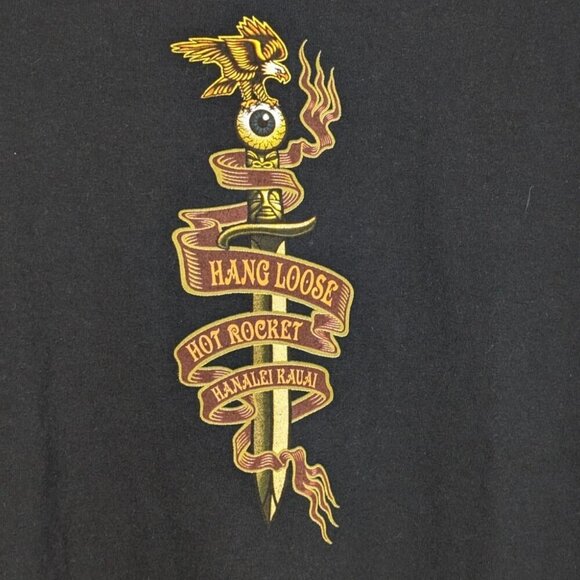 (2/$20) Blue 84 Hanalei Kauai Hang Loose Tee - Picture 3 of 5